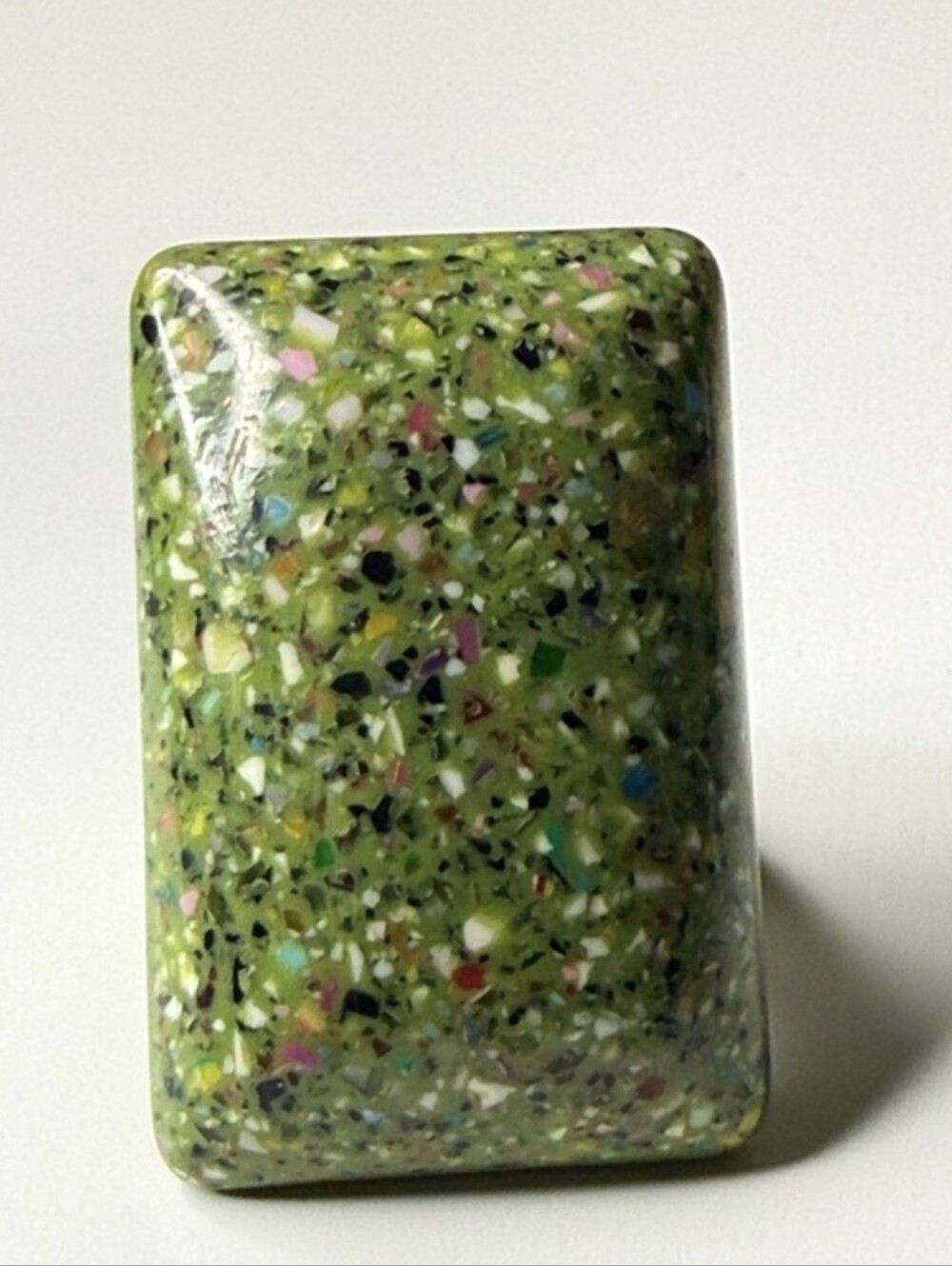 Vintage Confetti Statement Ring Size 8
